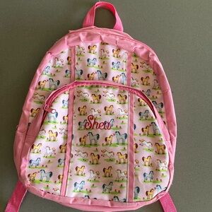 Girls backpack. Medium size.